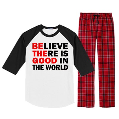 Be The Good In The World Raglan Sleeve Pajama Set