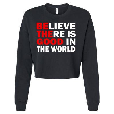 Be The Good In The World Cropped Pullover Crew