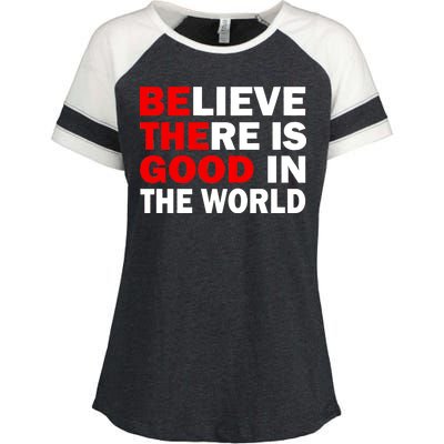 Be The Good In The World Enza Ladies Jersey Colorblock Tee