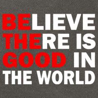 Be The Good In The World Cotton Canvas Backpack