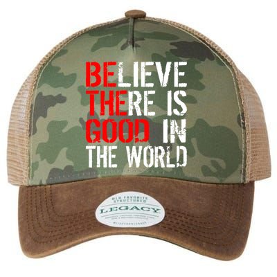 Be The Good In The World Believe Legacy Tie Dye Trucker Hat