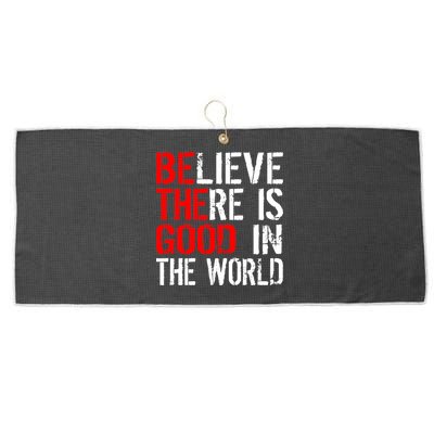 Be The Good In The World Believe Large Microfiber Waffle Golf Towel