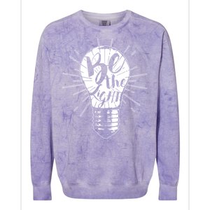 Be The Light Colorblast Crewneck Sweatshirt