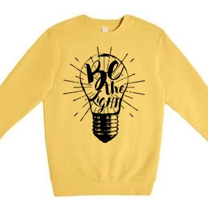 Be The Light Premium Crewneck Sweatshirt