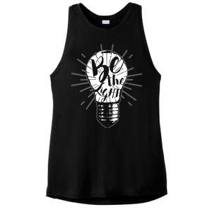 Be The Light Ladies PosiCharge Tri-Blend Wicking Tank