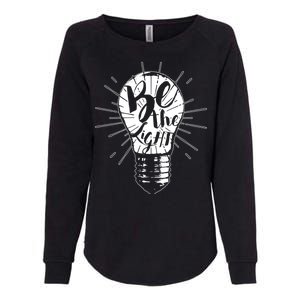 Be The Light Womens California Wash Sweatshirt