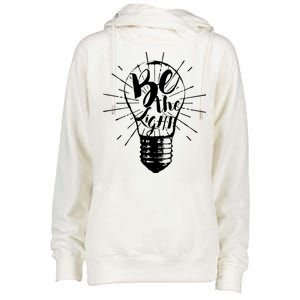 Be The Light Womens Funnel Neck Pullover Hood