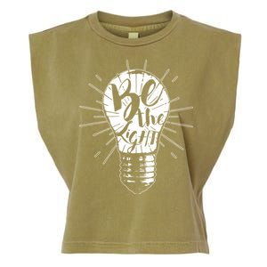 Be The Light Garment-Dyed Women's Muscle Tee