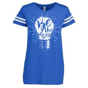 Be The Light Enza Ladies Jersey Football T-Shirt