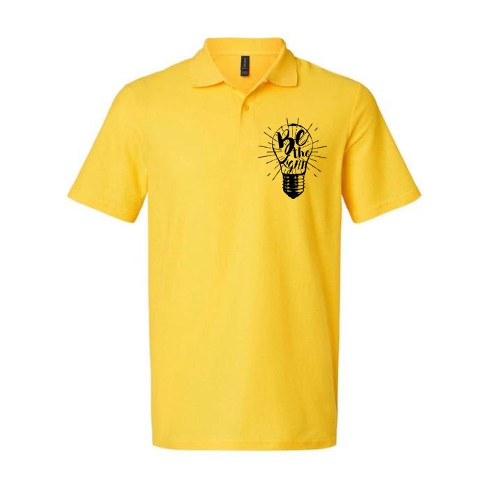 Be The Light Softstyle Adult Sport Polo