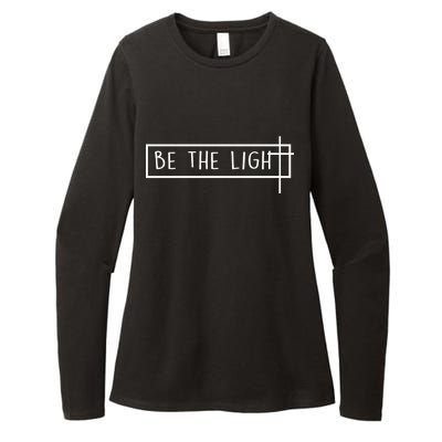 Be The Light Jesus Womens CVC Long Sleeve Shirt