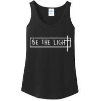 Be The Light Jesus Ladies Essential Tank