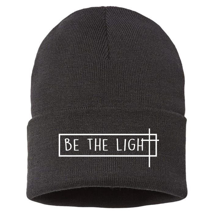 Be The Light Jesus Sustainable Knit Beanie