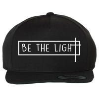 Be The Light Jesus Wool Snapback Cap