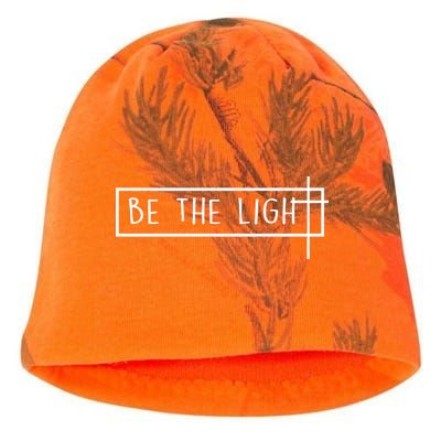 Be The Light Jesus Kati - Camo Knit Beanie