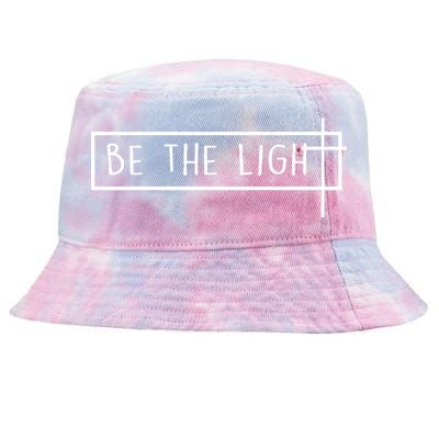 Be The Light Jesus Tie-Dyed Bucket Hat