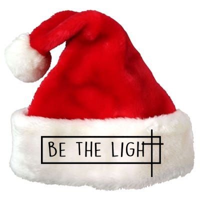 Be The Light Jesus Premium Christmas Santa Hat