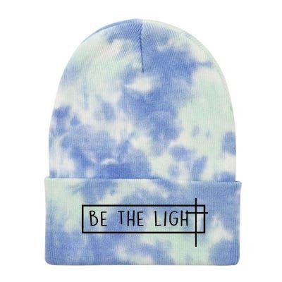 Be The Light Jesus Tie Dye 12in Knit Beanie