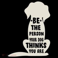 Be The Person Your Dog Thinks You Are Women's Knotted Racerback Tank
