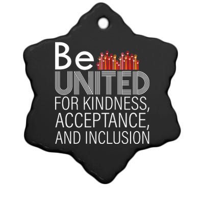 Be United For Kindness Ceramic Star Ornament