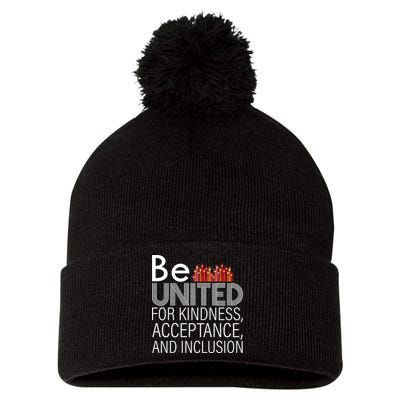 Be United For Kindness Pom Pom 12in Knit Beanie