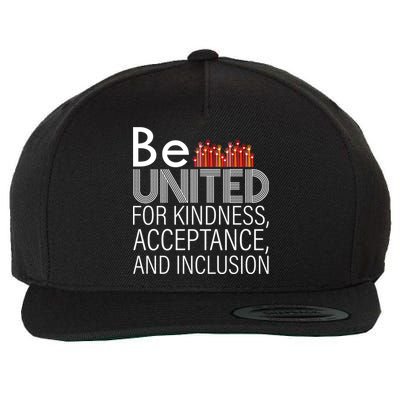 Be United For Kindness Wool Snapback Cap