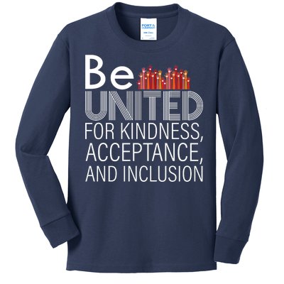 Be United For Kindness Kids Long Sleeve Shirt