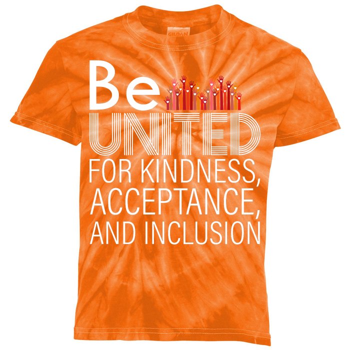 Be United For Kindness Kids Tie-Dye T-Shirt