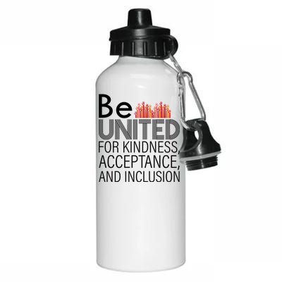 Be United For Kindness Aluminum Water Bottle