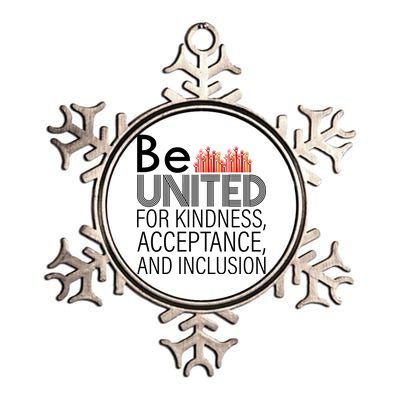 Be United For Kindness Metallic Star Ornament