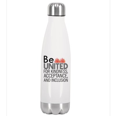 Be United For Kindness Stainless Steel Insulated Water Bottle