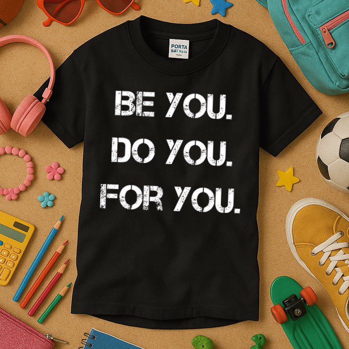 Be You Do You For You Inspirational Sayings Kids T-Shirt