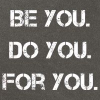 Be You Do You For You Inspirational Sayings Cotton Canvas Backpack