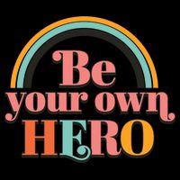 Be Your Own Hero 7-Panel Snapback Hat