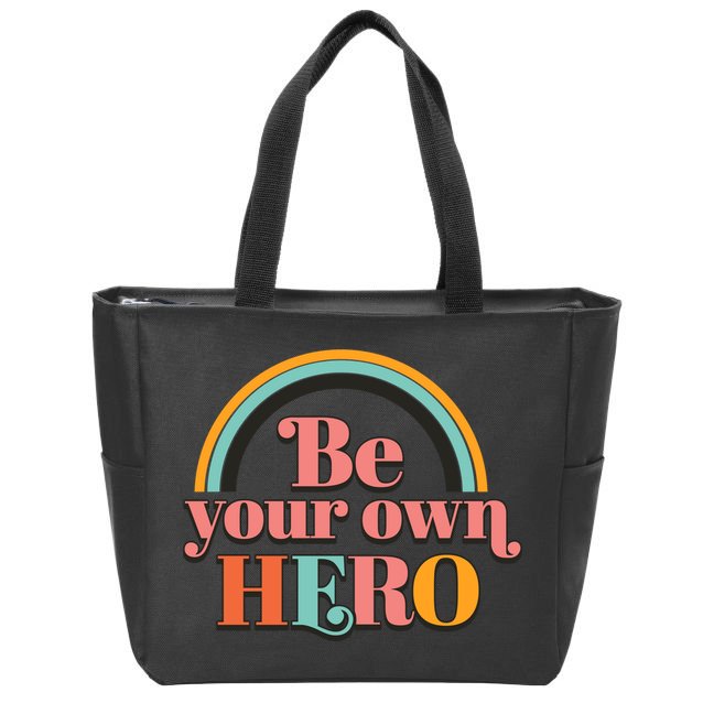 Be Your Own Hero Zip Tote Bag