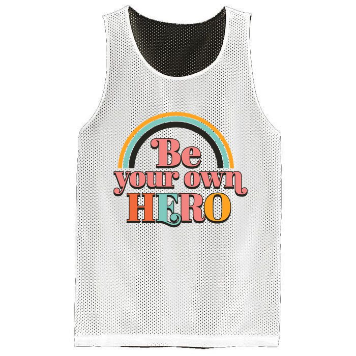 Be Your Own Hero Mesh Reversible Basketball Jersey Tank