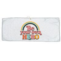 Be Your Own Hero Large Microfiber Waffle Golf Towel