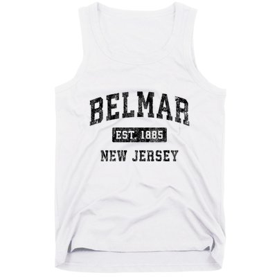 Belmar Est 1885 New Jersey Nj Vintage Established Sports Design Tank Top