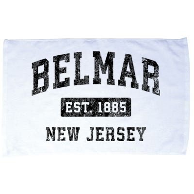 Belmar Est 1885 New Jersey Nj Vintage Established Sports Design Microfiber Hand Towel