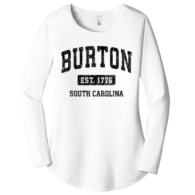 Burton Est 1776 South Carolina Sc Vintage Established Athletic Sports Design Women's Perfect Tri Tunic Long Sleeve Shirt