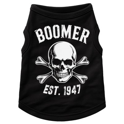 Boomer Est 1947 Baby Boomer Generation Doggie Tank