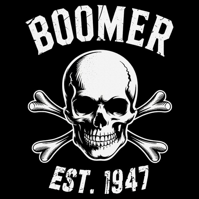 Boomer Est 1947 Baby Boomer Generation Drawstring Bag
