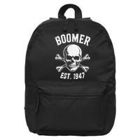 Boomer Est 1947 Baby Boomer Generation 16 in Basic Backpack