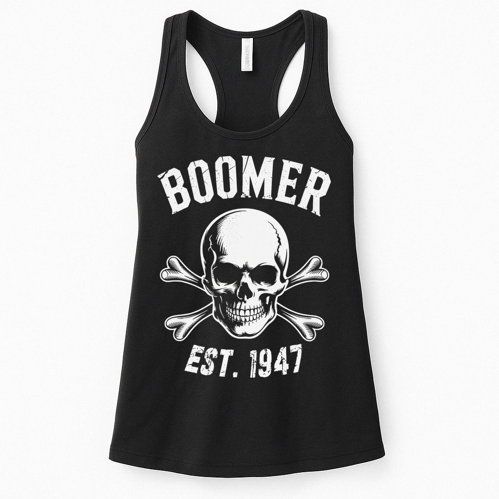 Boomer Est 1947 Baby Boomer Generation Womens Tank Top