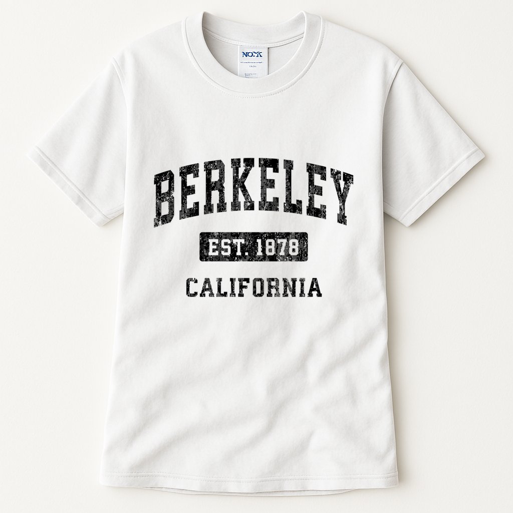 Berkeley Est 1878 California Ca Vintage Established Sports Design Tall T-Shirt