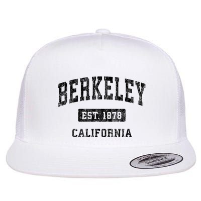 Berkeley Est 1878 California Ca Vintage Established Sports Design Flat Bill Trucker Hat