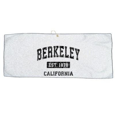 Berkeley Est 1878 California Ca Vintage Established Sports Design Large Microfiber Waffle Golf Towel