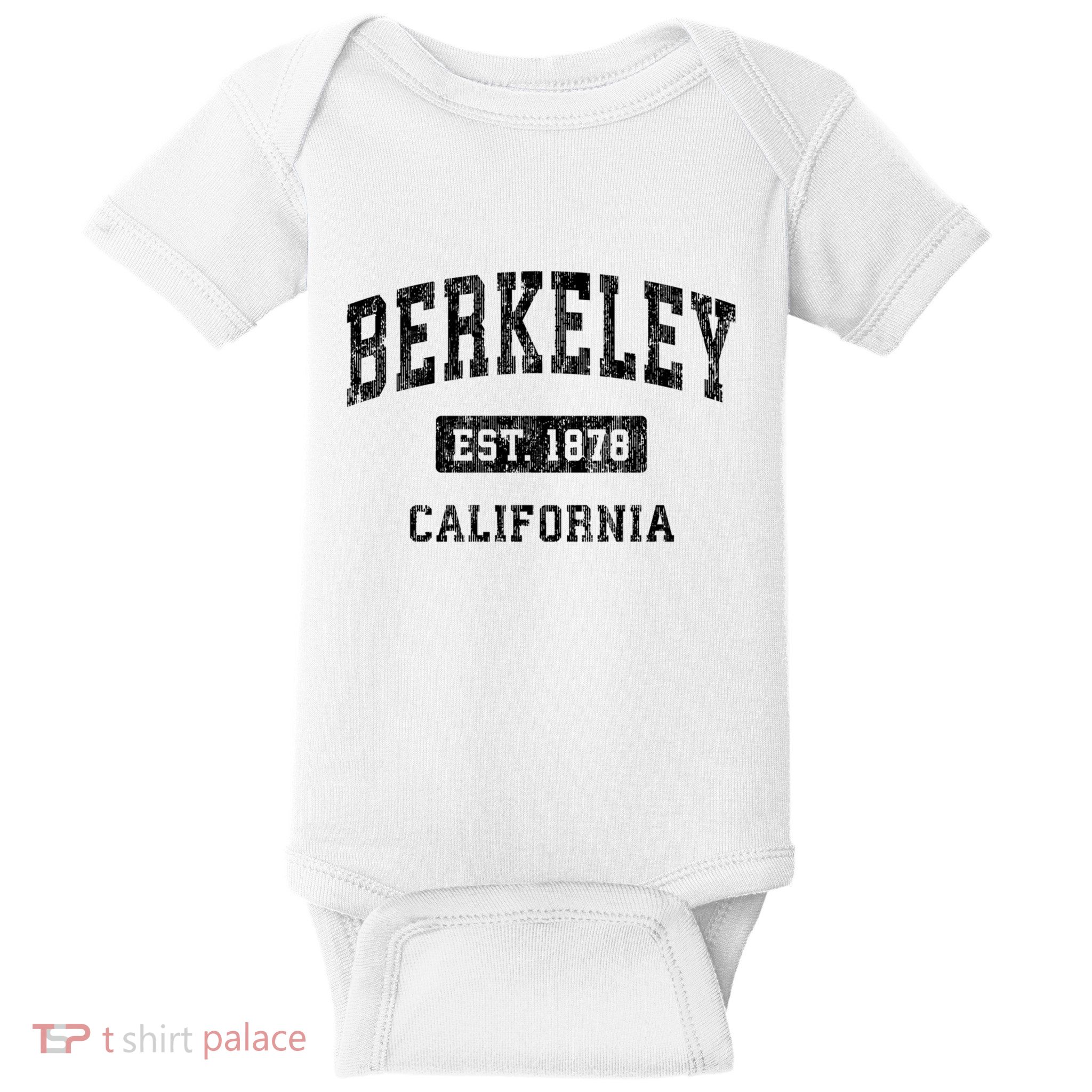 Berkeley Est 1878 California Ca Vintage Established Sports Design Baby Bodysuit