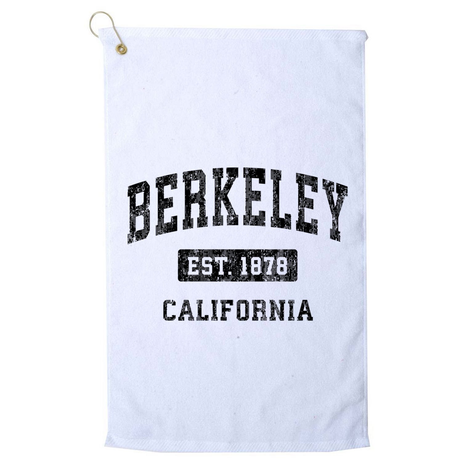 Berkeley Est 1878 California Ca Vintage Established Sports Design Golf Towel