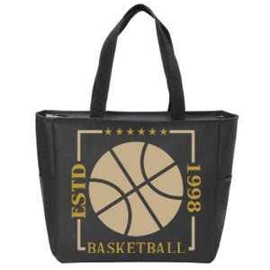 Basketball Estd 1998 Zip Tote Bag